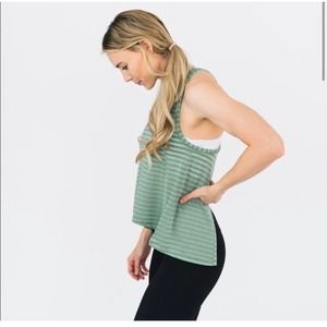 Zyia Forest Nimbus Split Back Tank (L)